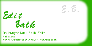 edit balk business card